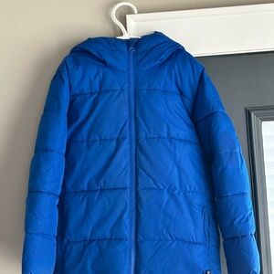Kids Gap Blue ColdControl Max Puffer Jacket Fall Winter Outdoor Size Small